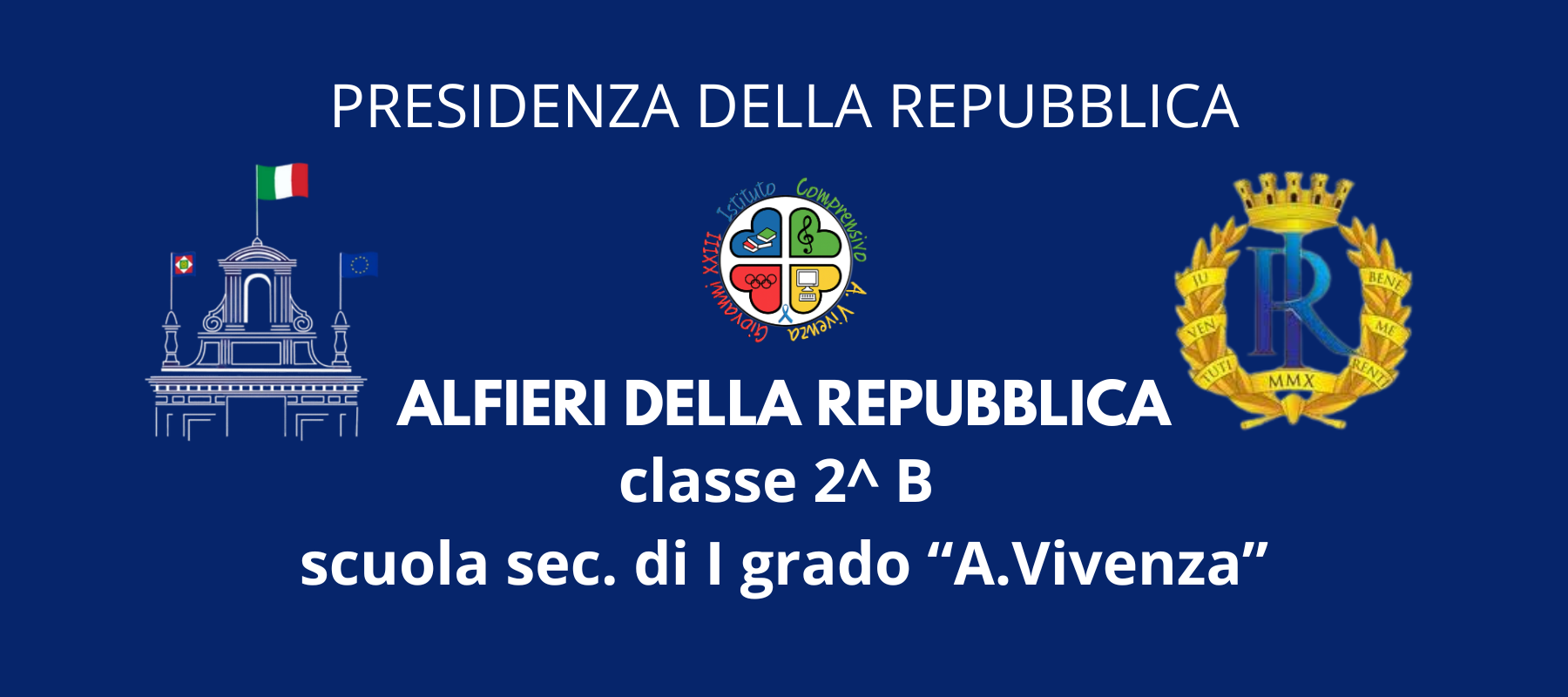 La classe 2^B Alfiere della Repubblica