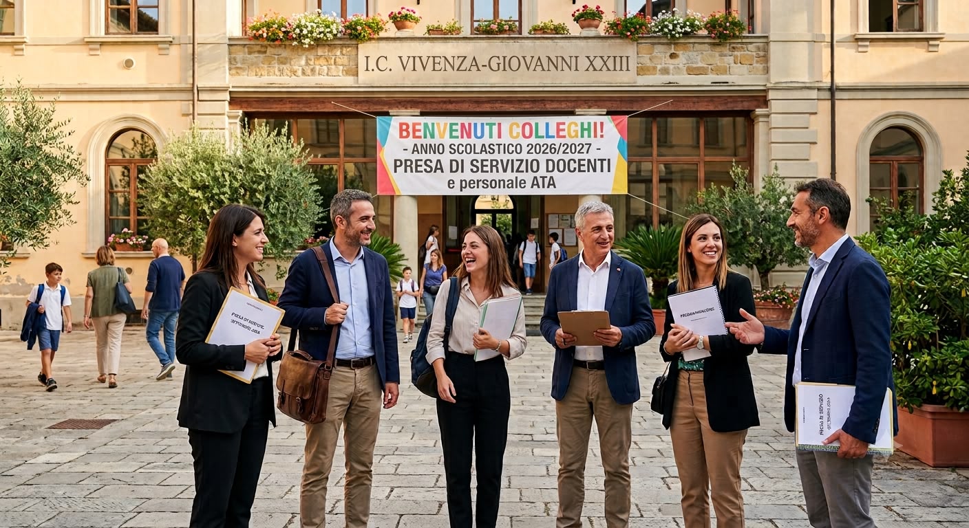 Presa di servizio del personale docente e ATA a.s. 2026/27